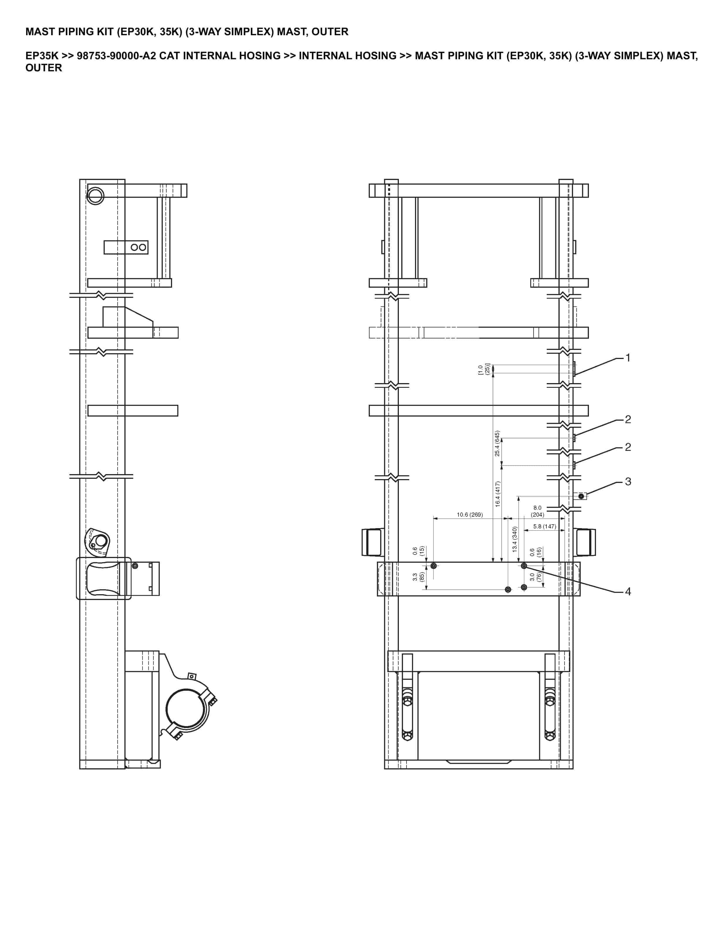 Caterpillar EP35K Parts Manual 98753-90000-A2 1 Caterpillar EP35K Parts Manual 98753-90000-A2