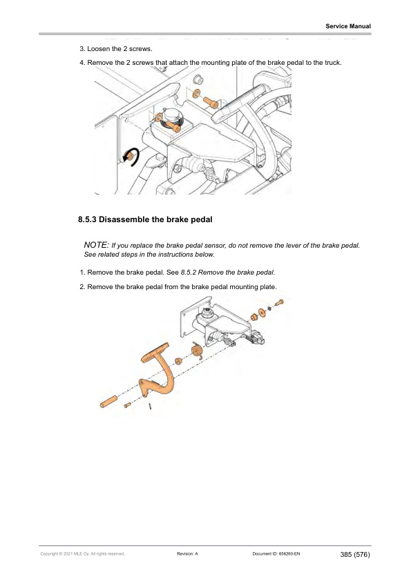 Caterpillar EP40N, EP45N, EP50CN, EP50N, EP50NH, EP55NH Service Manual 656260 EN-A 3 Caterpillar EP40N, EP45N, EP50CN, EP50N, EP50NH, EP55NH Service Manual 656260 EN-A - Image 3