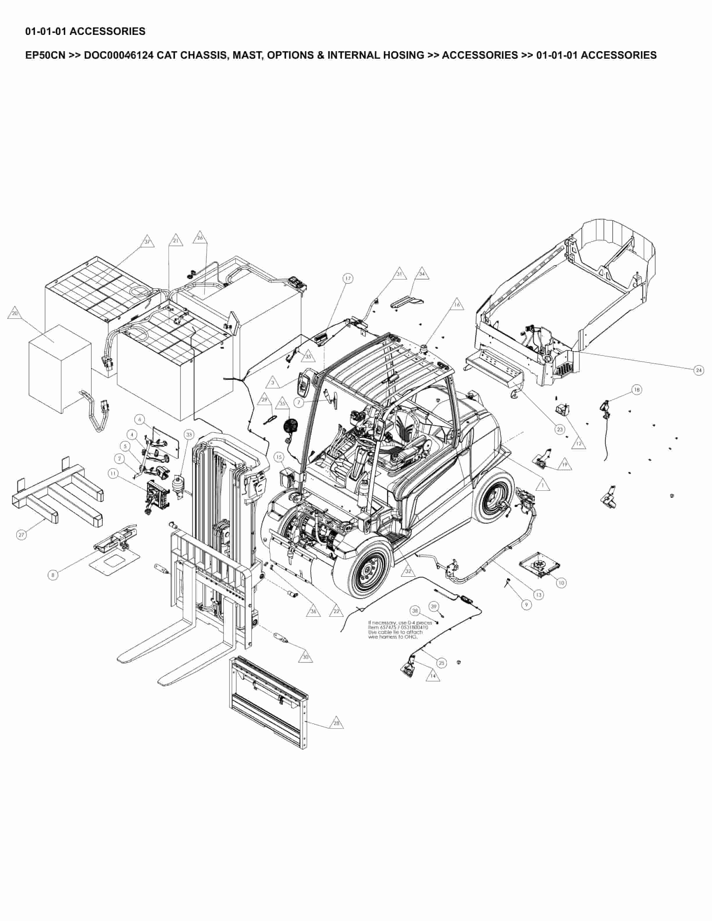 Caterpillar EP50CN Parts Manual DOC00046124 1 Caterpillar EP50CN Parts Manual DOC00046124