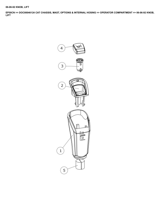 Caterpillar EP50CN Parts Manual DOC00046124 5 Caterpillar EP50CN Parts Manual DOC00046124 - Image 5