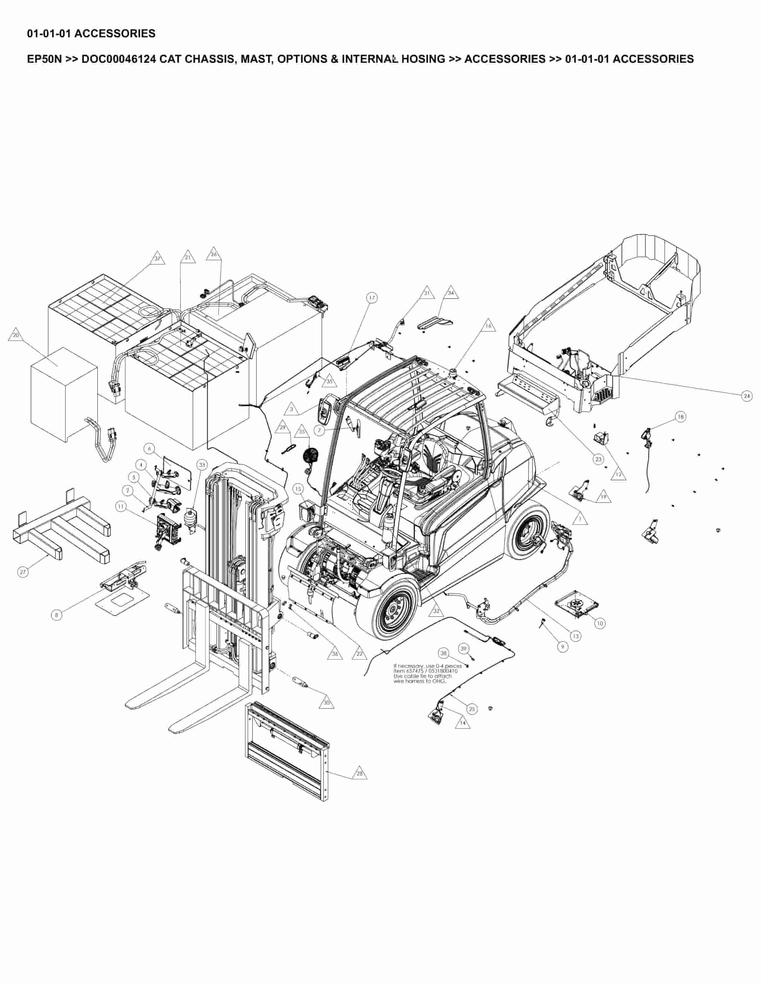 Caterpillar EP50N Parts Manual DOC00046124 1 Caterpillar EP50N Parts Manual DOC00046124