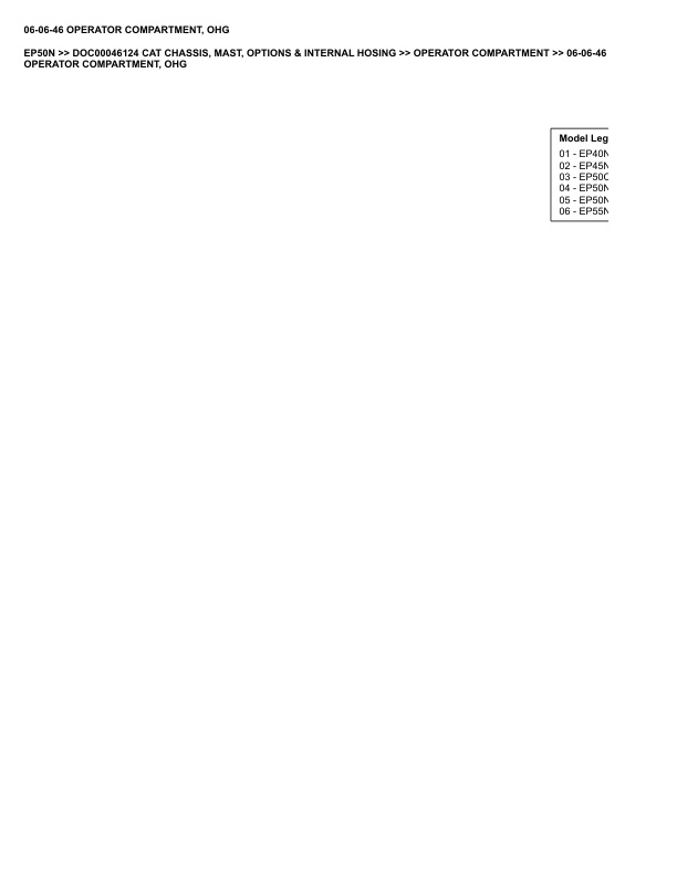 Caterpillar EP50N Parts Manual DOC00046124 3 Caterpillar EP50N Parts Manual DOC00046124 - Image 3