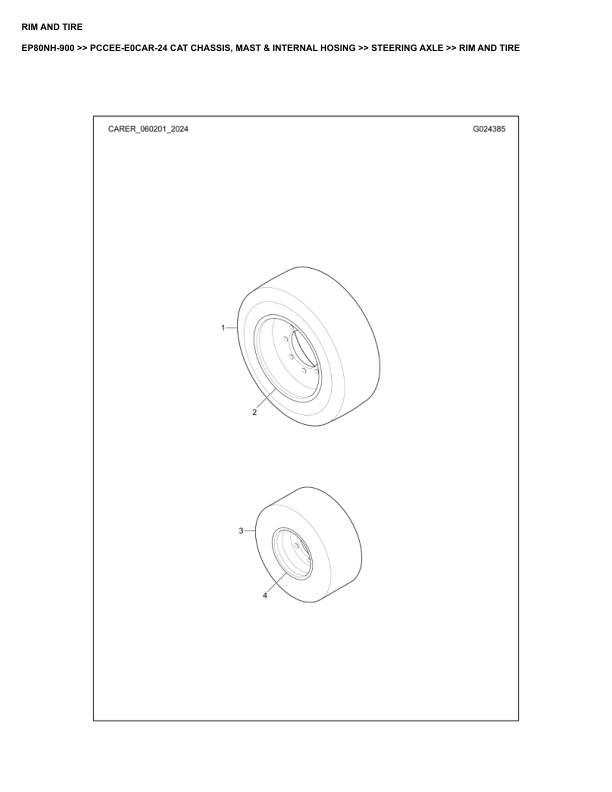 Caterpillar EP80NH-900 Parts Manual PCCEE-E0CAR-24 2 Caterpillar EP80NH-900 Parts Manual PCCEE-E0CAR-24 - Image 2