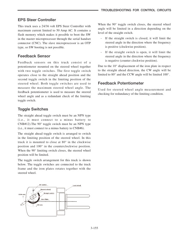 Caterpillar ES3000 to ES4000 Chassis and Mast Service Manual 99759-88100-2