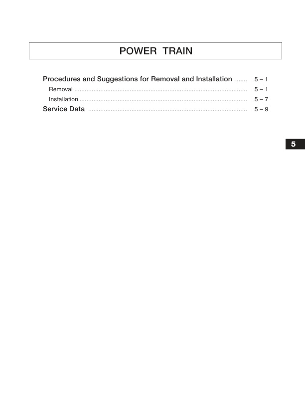 Caterpillar ET3000, ET3500, ET4000 Chassis, Mast and Options Service Manual 99719-88100-2