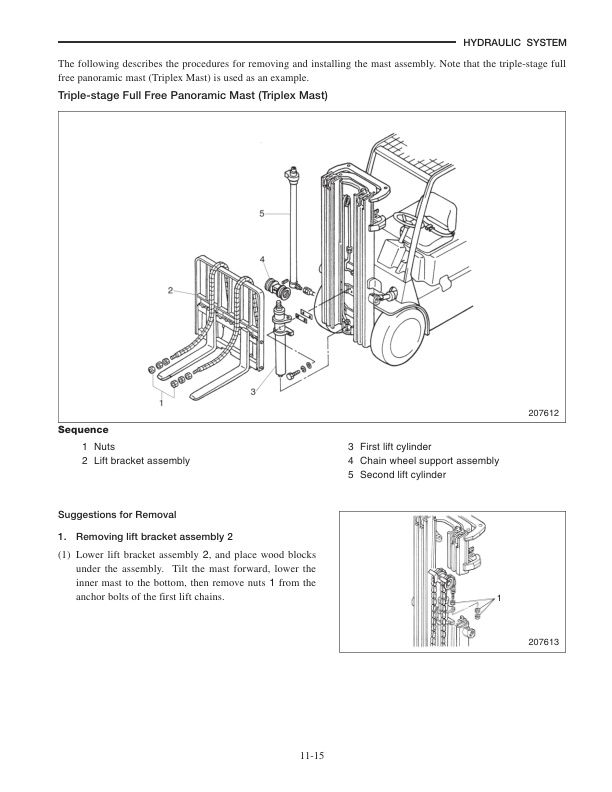 Caterpillar ET3000, ET3500, ET4000 Chassis, Mast and Options Service Manual 99719-88100-4