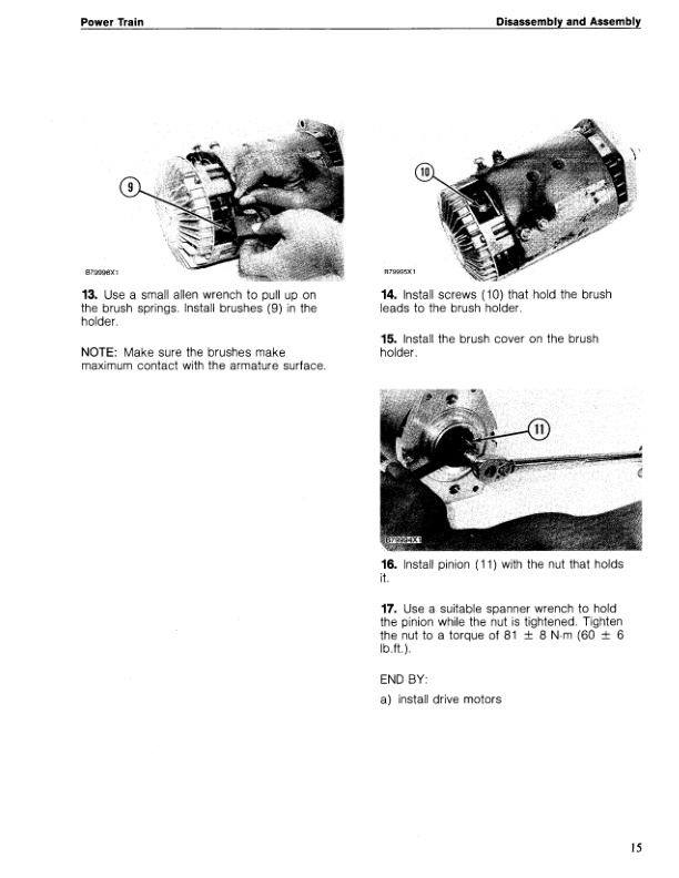 Caterpillar F25, F30, F35, FC40 Lift Trucks Power Train Disassembly and Assembly SENB8278-01 2 Caterpillar F25, F30, F35, FC40 Lift Trucks Power Train Disassembly and Assembly SENB8278-01-2