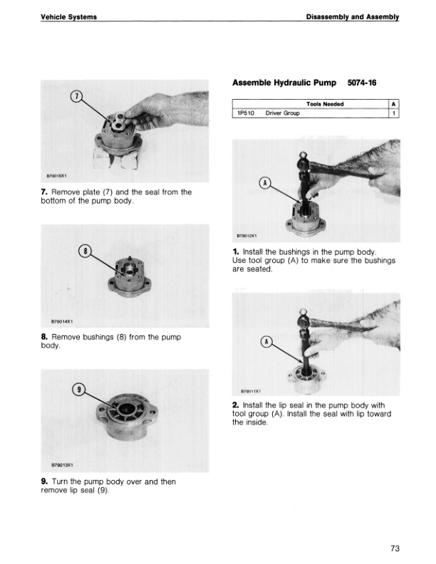 Caterpillar F25, F30, F35, FC40 Lift Trucks Vehicle Systems Disassembly and Assembly SENB8277-01-5