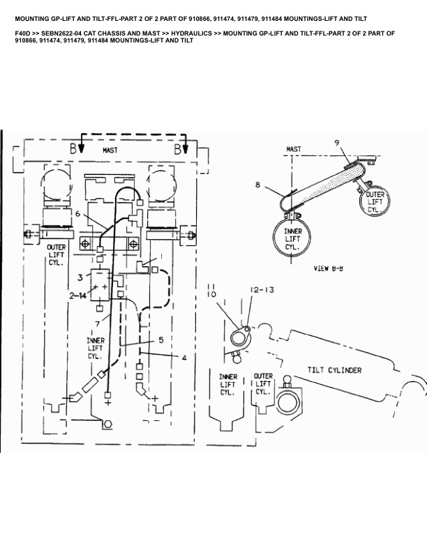 Caterpillar F40D Parts Manual SEBN2622-04 4 Caterpillar F40D Parts Manual SEBN2622-04 - Image 4