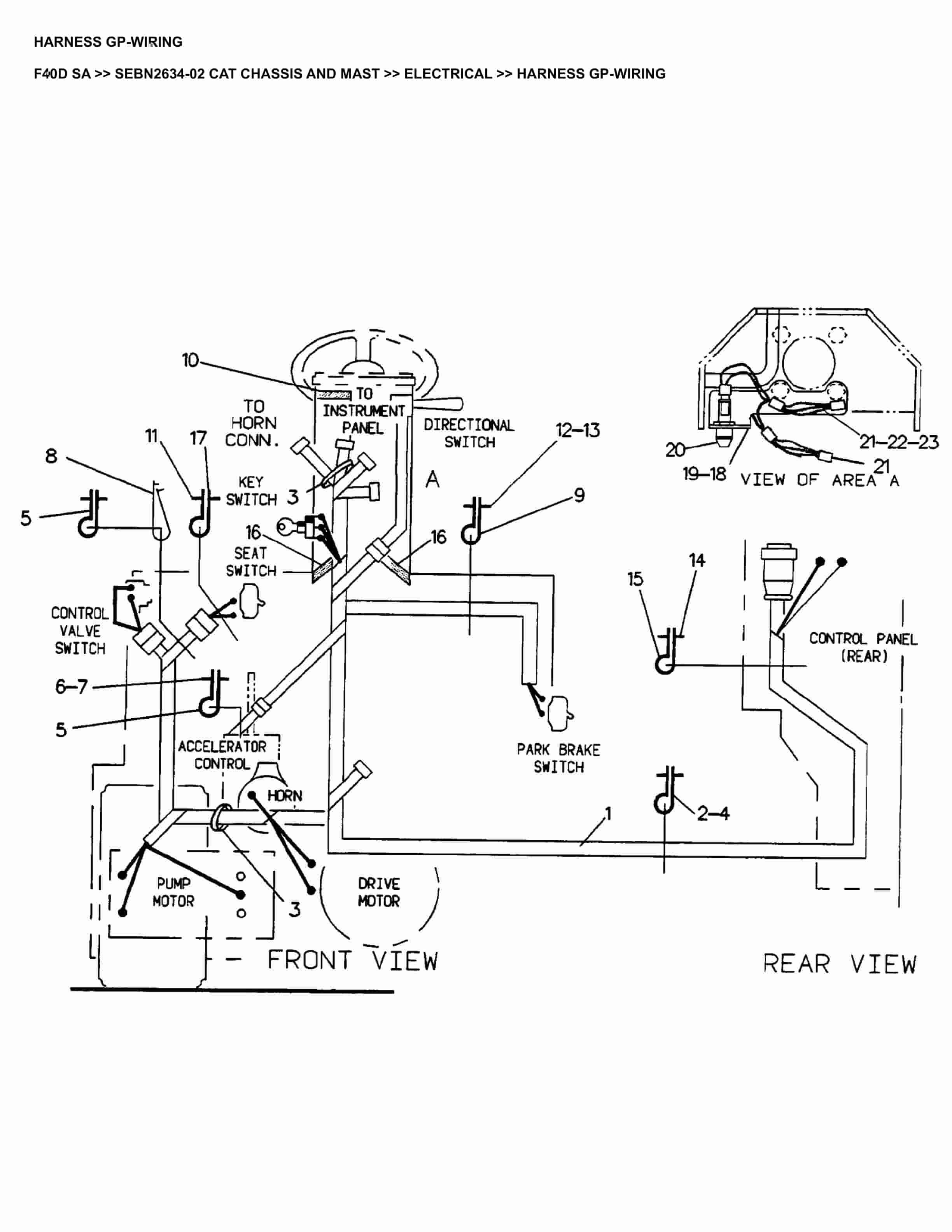 Caterpillar F40D SA Parts Manual SEBN2634-02 1 Caterpillar F40D SA Parts Manual SEBN2634-02