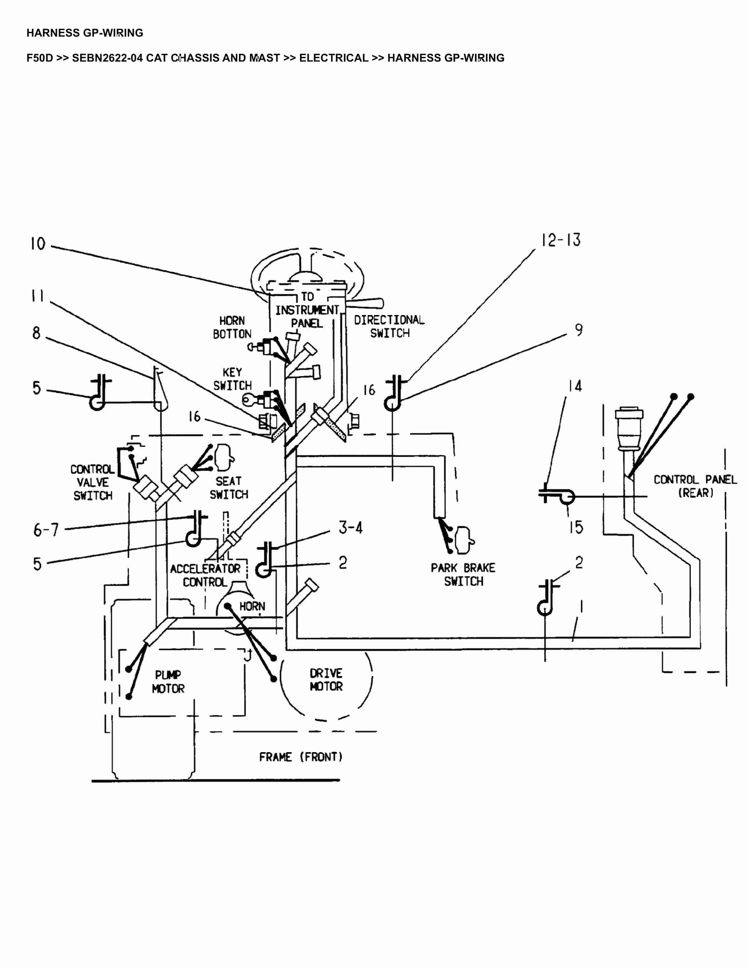 Caterpillar F50D Parts Manual SEBN2622-04 1 Caterpillar F50D Parts Manual SEBN2622-04