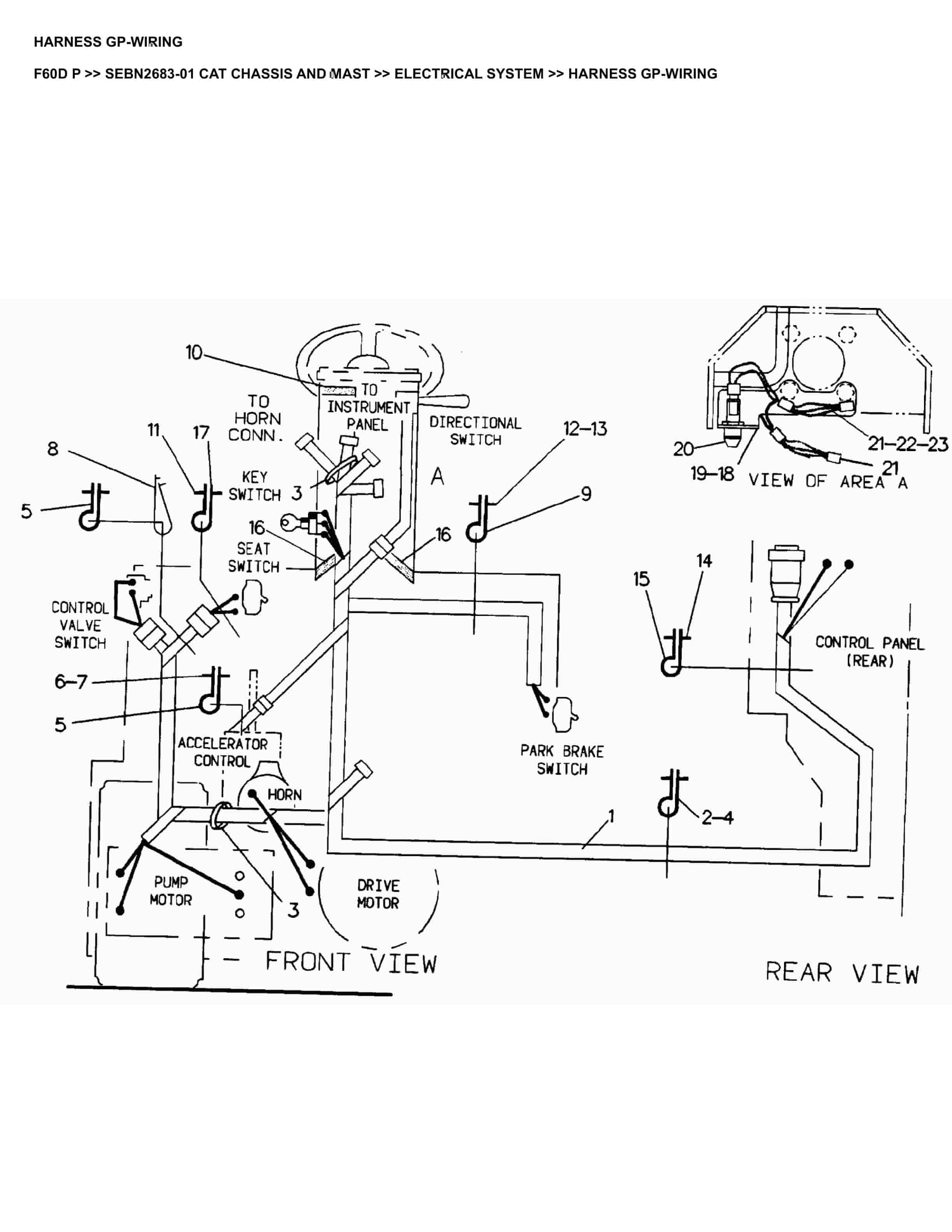 Caterpillar F60D P Parts Manual SEBN2683-01 1 Caterpillar F60D P Parts Manual SEBN2683-01