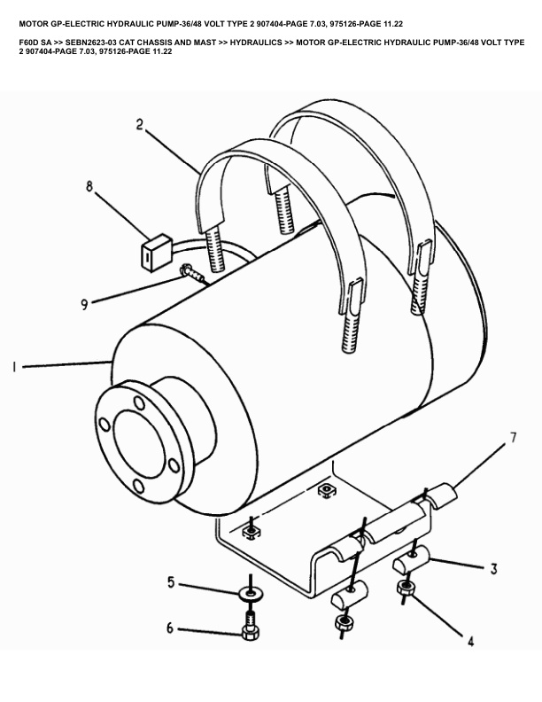 Caterpillar F60D SA Parts Manual SEBN2623-03 4 Caterpillar F60D SA Parts Manual SEBN2623-03 - Image 4