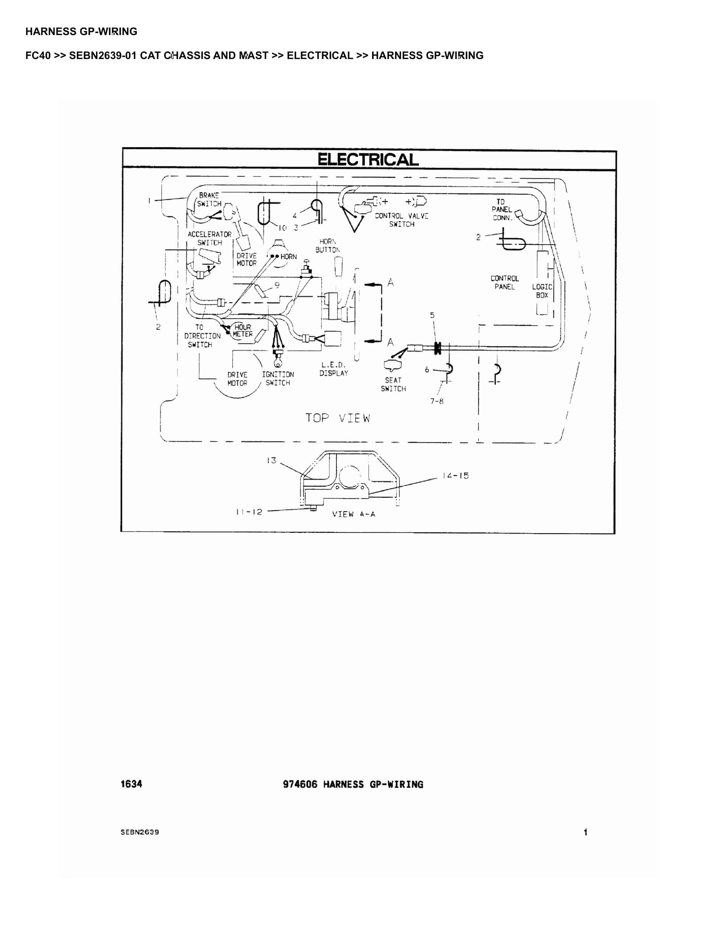 Caterpillar FC40 Parts Manual SEBN2639-01 1 Caterpillar FC40 Parts Manual SEBN2639-01