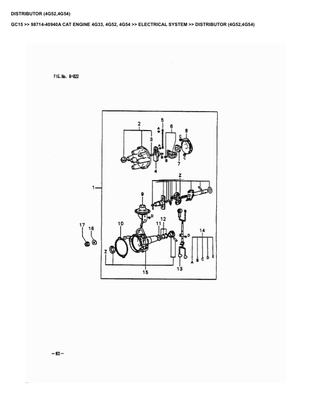 Caterpillar GC15 Parts Manual 98714-40940A 5 Caterpillar GC15 Parts Manual 98714-40940A - Image 5