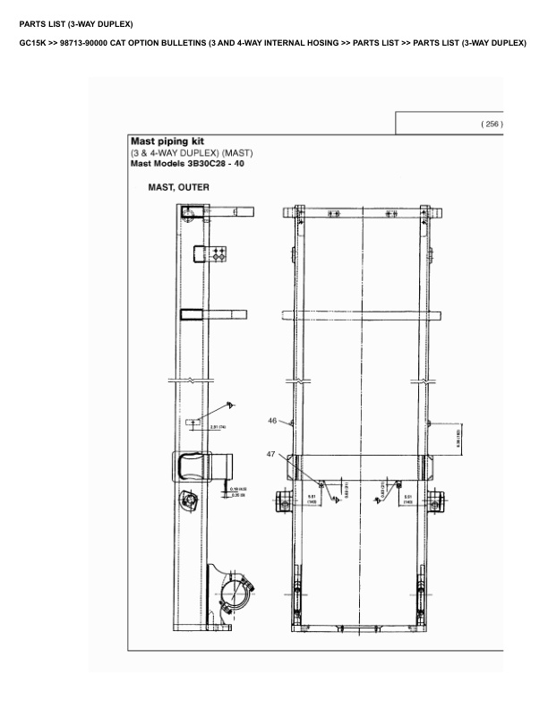 Caterpillar GC15K Parts Manual 98713-90000 4 Caterpillar GC15K Parts Manual 98713-90000 - Image 4