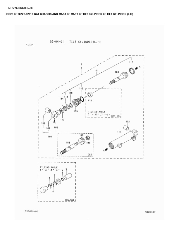 Caterpillar GC20 Parts Manual 98725-62010 3 Caterpillar GC20 Parts Manual 98725-62010 - Image 3