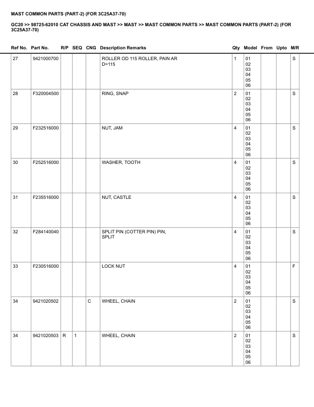 Caterpillar GC20 Parts Manual 98725-62010 4 Caterpillar GC20 Parts Manual 98725-62010 - Image 4