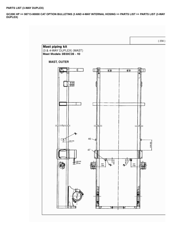 Caterpillar GC20K HP Parts Manual 98713-90000 4 Caterpillar GC20K HP Parts Manual 98713-90000 - Image 4