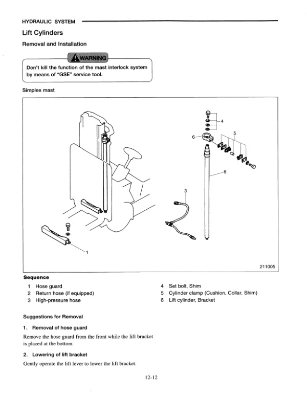 Caterpillar GC20N, GC25N, GC28N, GC30N Chassis, Mast and Options Service Manual 99719-6C110 3 Caterpillar GC20N, GC25N, GC28N, GC30N Chassis, Mast and Options Service Manual 99719-6C110 - Image 3