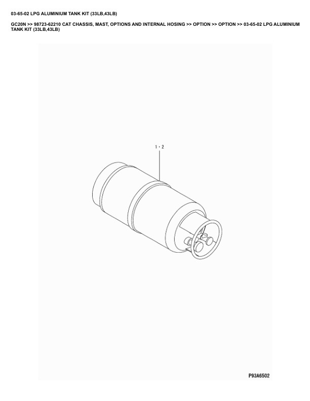 Caterpillar GC20N Parts Manual 98723-62210 5 Caterpillar GC20N Parts Manual 98723-62210 - Image 5