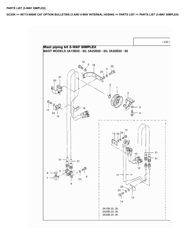 Caterpillar GC25K Parts Manual 98713-90000 3 Caterpillar GC25K Parts Manual 98713-90000 - Image 3