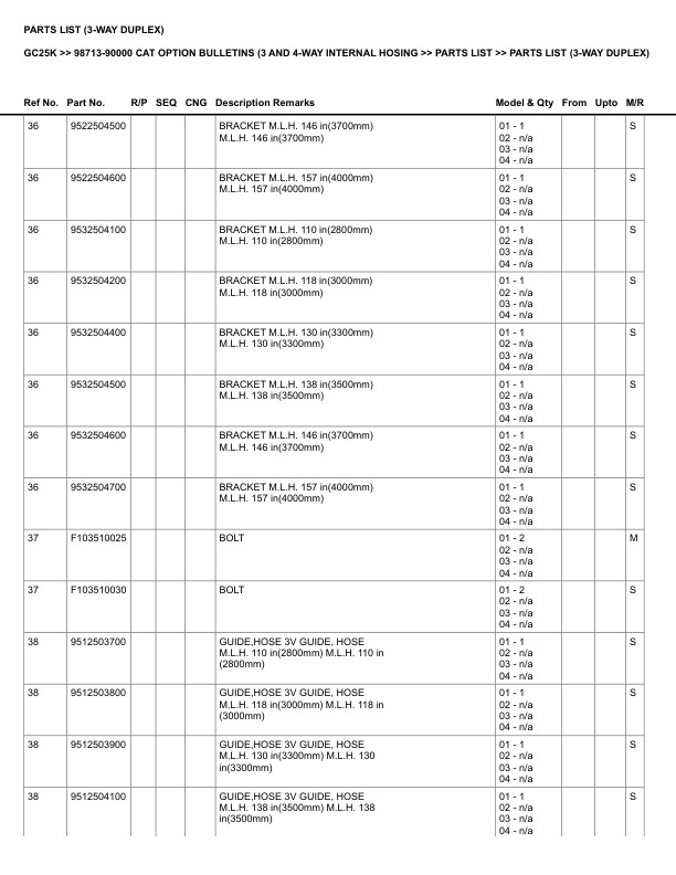 Caterpillar GC25K Parts Manual 98713-90000 4 Caterpillar GC25K Parts Manual 98713-90000 - Image 4