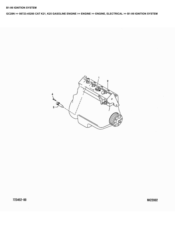 Caterpillar GC28N Parts Manual 98723-45200 5 Caterpillar GC28N Parts Manual 98723-45200 - Image 5
