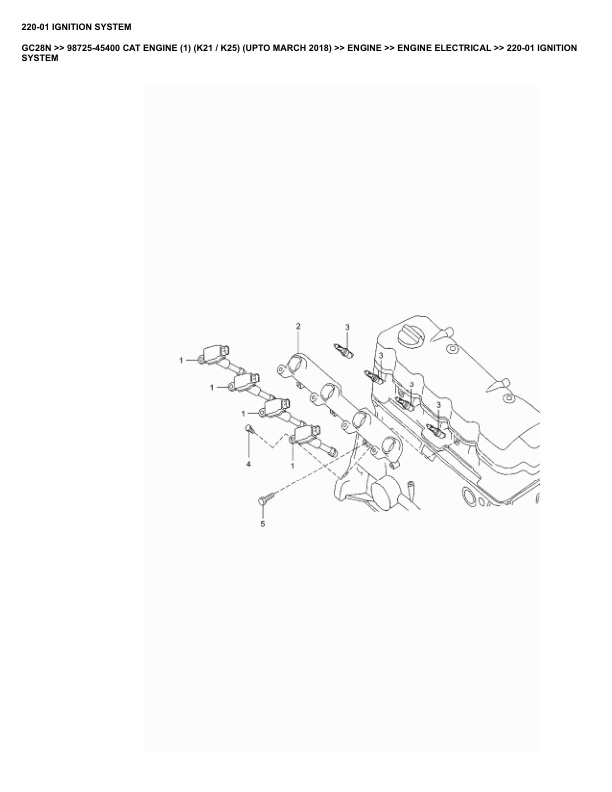 Caterpillar GC28N Parts Manual 98725-45400 5 Caterpillar GC28N Parts Manual 98725-45400 - Image 5