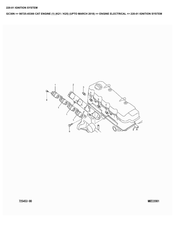 Caterpillar GC30N Parts Manual 98725-45300 5 Caterpillar GC30N Parts Manual 98725-45300 - Image 5