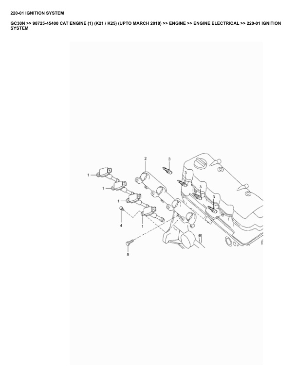 Caterpillar GC30N Parts Manual 98725-45400 5 Caterpillar GC30N Parts Manual 98725-45400 - Image 5
