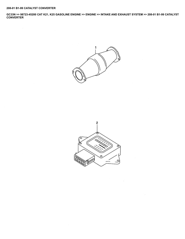 Caterpillar GC33N Parts Manual 98723-45200 5 Caterpillar GC33N Parts Manual 98723-45200 - Image 5