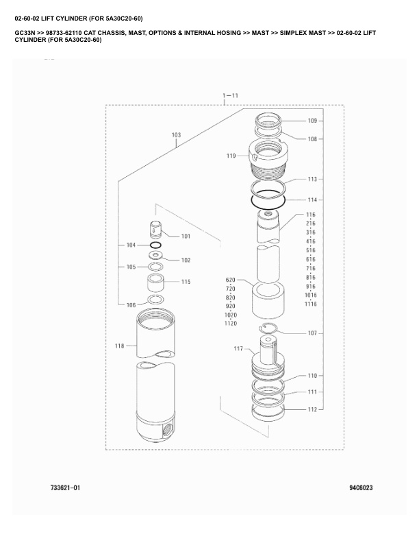 Caterpillar GC33N Parts Manual 98733-62110 3 Caterpillar GC33N Parts Manual 98733-62110 - Image 3