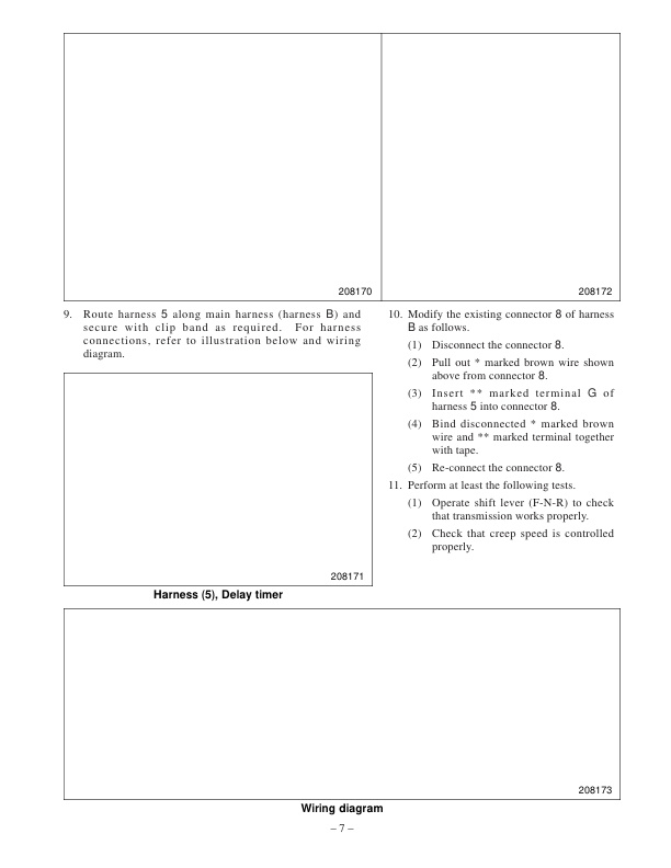Caterpillar GC35K to GC30K Options Supplement Service Manual 99739-94100 3 Caterpillar GC35K to GC30K Options Supplement Service Manual 99739-94100-3