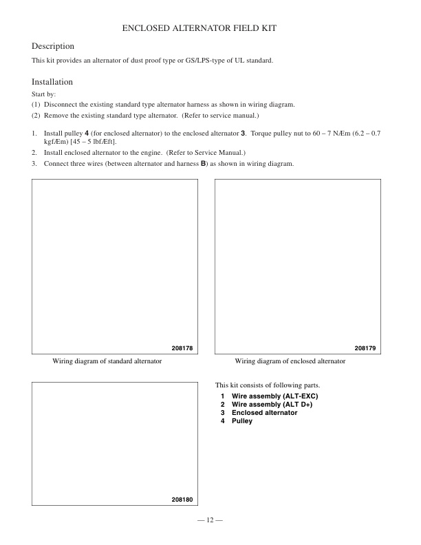 Caterpillar GC35K to GC30K Options Supplement Service Manual 99739-94100 5 Caterpillar GC35K to GC30K Options Supplement Service Manual 99739-94100-5