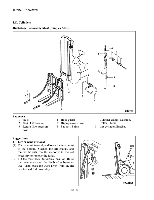 Caterpillar GC35K to GC70K-STR Chassis and Mast Service Manual 99739-82100-3