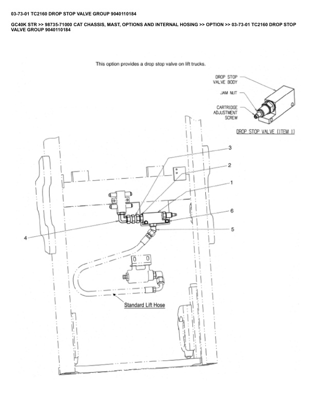 Caterpillar GC40K STR Parts Manual 98735-71000 4 Caterpillar GC40K STR Parts Manual 98735-71000 - Image 4