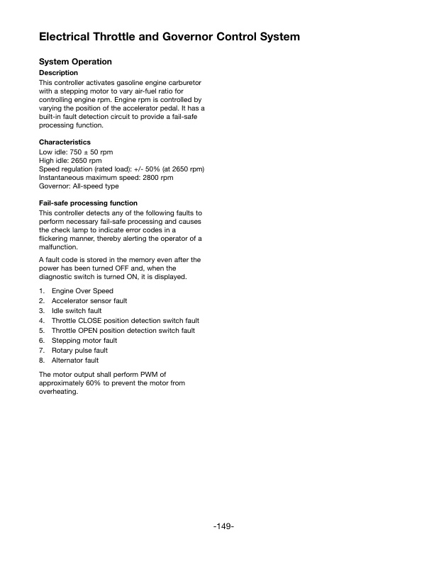 Caterpillar GM 4.3L, G6 Gasoline Engine Service Manual 99789-84120-5