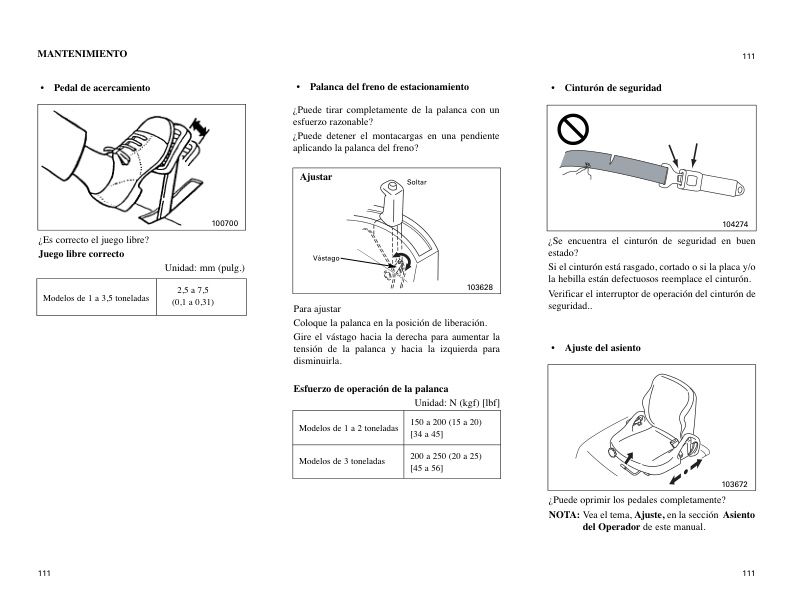 Caterpillar GP 15ZN-35N, DP 15N-35N Operation and Maintenance Manual 99710-35H20-3