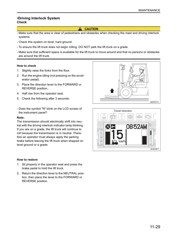 Caterpillar GP-DP 15N-35N Lift Trucks Operation and Maintenance Manual 99710-60K10-4