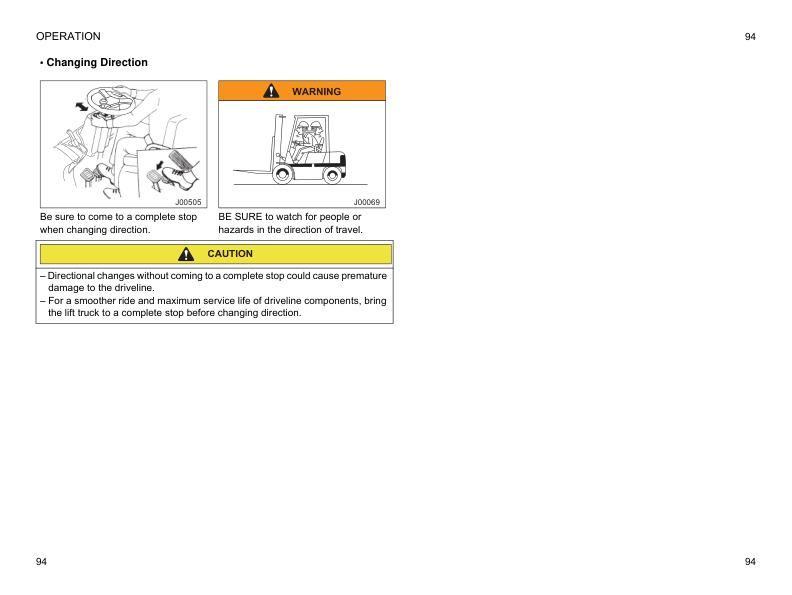 Caterpillar GP-DP 15N-35N Lift Trucks Operation and Maintenance Manual 99710-6W110 2 Caterpillar GP-DP 15N-35N Lift Trucks Operation and Maintenance Manual 99710-6W110 - Image 2
