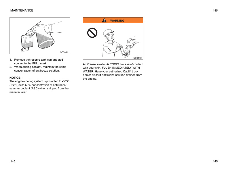 Caterpillar GP-DP 15N-35N Lift Trucks Operation and Maintenance Manual 99710-6W110 4 Caterpillar GP-DP 15N-35N Lift Trucks Operation and Maintenance Manual 99710-6W110 - Image 4