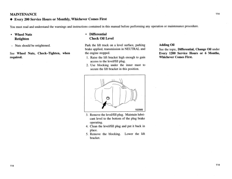 Caterpillar GP-DP 40K-50K Lift Trucks Operation and Maintenance Manual 99730-35110 5 Caterpillar GP-DP 40K-50K Lift Trucks Operation and Maintenance Manual 99730-35110 - Image 5