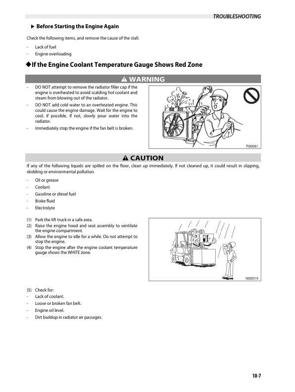Caterpillar GP-DP 40N-55N Operation and Maintenance Manual 99730-3E140 3 Caterpillar GP-DP 40N-55N Operation and Maintenance Manual 99730-3E140-3