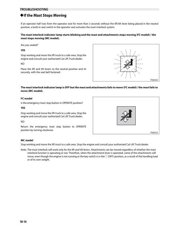 Caterpillar GP-GPE 15N-35N, DP 15ND-35N Operation and Maintenance Manual 99710-36120 3 Caterpillar GP-GPE 15N-35N, DP 15ND-35N Operation and Maintenance Manual 99710-36120-3