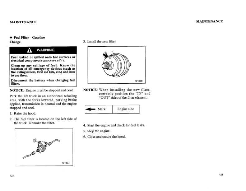 Caterpillar GP15-35, DP20-35 Lift Trucks Operation and Maintenance Manual SEBU6716-01 5 Caterpillar GP15-35, DP20-35 Lift Trucks Operation and Maintenance Manual SEBU6716-01 - Image 5