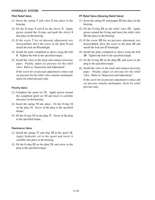 Caterpillar GP15N-35N, DP15N-35N Chassis and Mast Service Manual 99719-69100 5 Caterpillar GP15N-35N, DP15N-35N Chassis and Mast Service Manual 99719-69100-5
