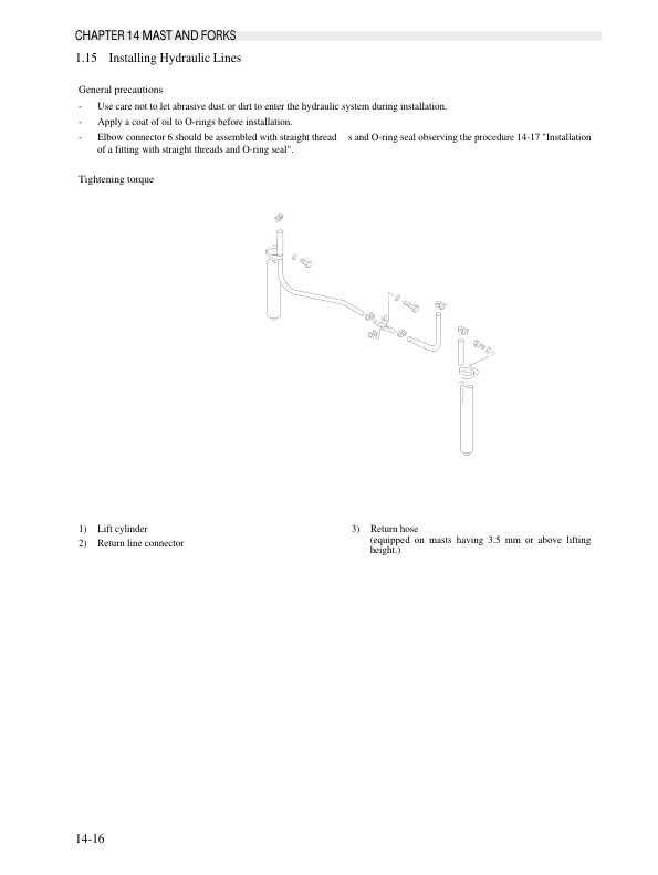 Caterpillar GP15N-35N, GPE15N-35N, DP15N-35N Chassis and Mast Service Manual 99719-3F120 5 Caterpillar GP15N-35N, GPE15N-35N, DP15N-35N Chassis and Mast Service Manual 99719-3F120-5