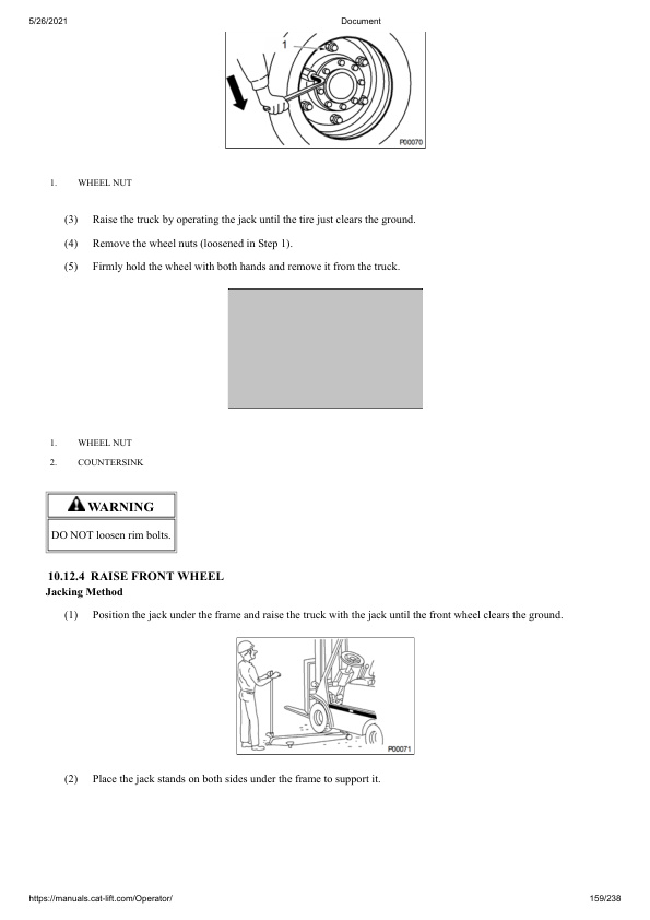 Caterpillar GP15N-35NM, DP20N-35NM Lift Trucks Operation and Maintenance Manual 99720-81100 3 Caterpillar GP15N-35NM, DP20N-35NM Lift Trucks Operation and Maintenance Manual 99720-81100 - Image 3