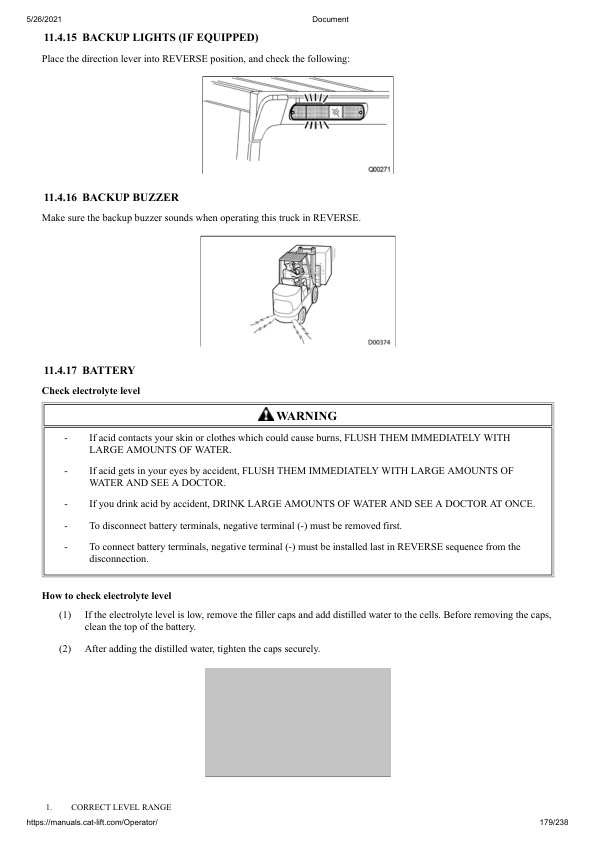 Caterpillar GP15N-35NM, DP20N-35NM Lift Trucks Operation and Maintenance Manual 99720-81100 4 Caterpillar GP15N-35NM, DP20N-35NM Lift Trucks Operation and Maintenance Manual 99720-81100 - Image 4